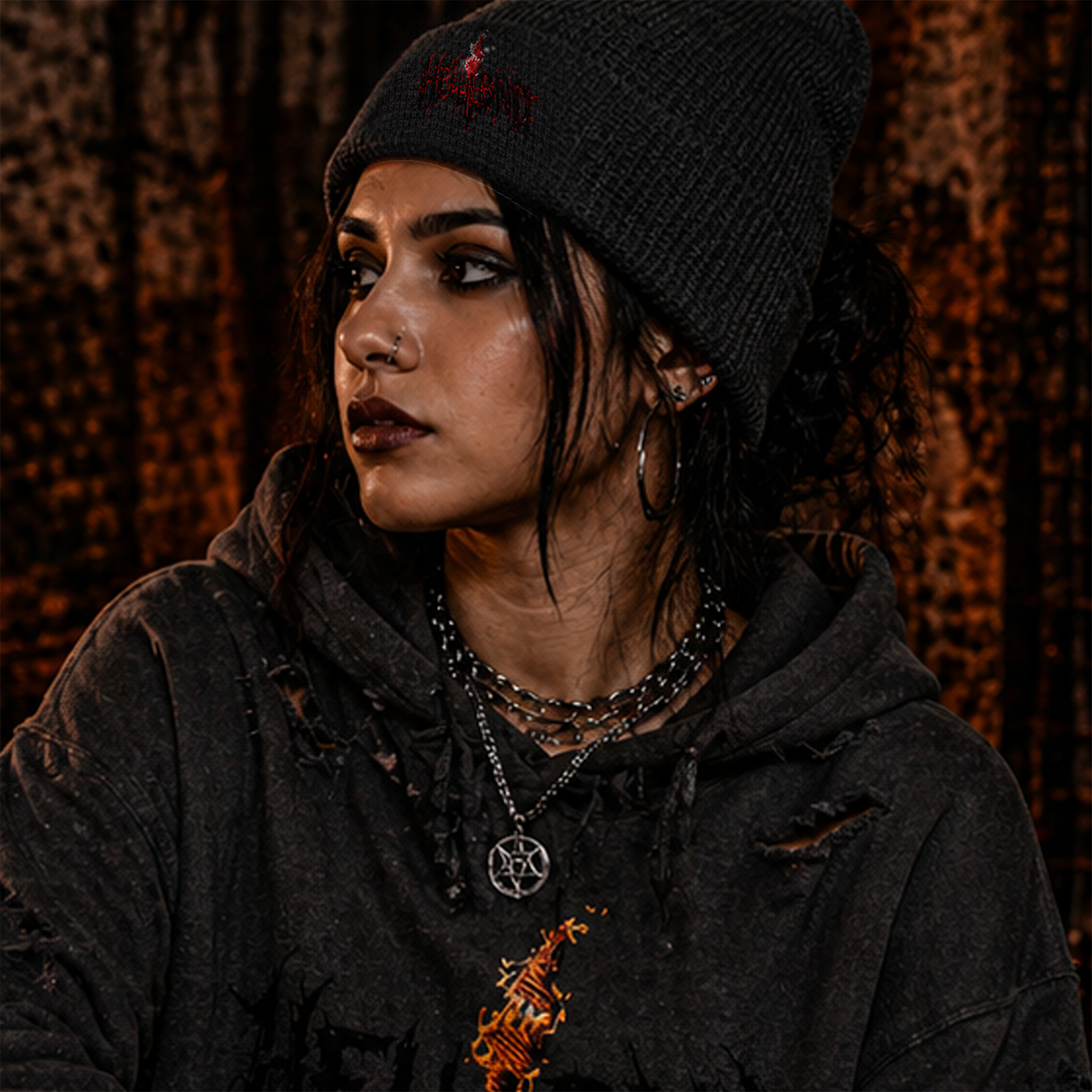 HELLBND // Waffle beanie